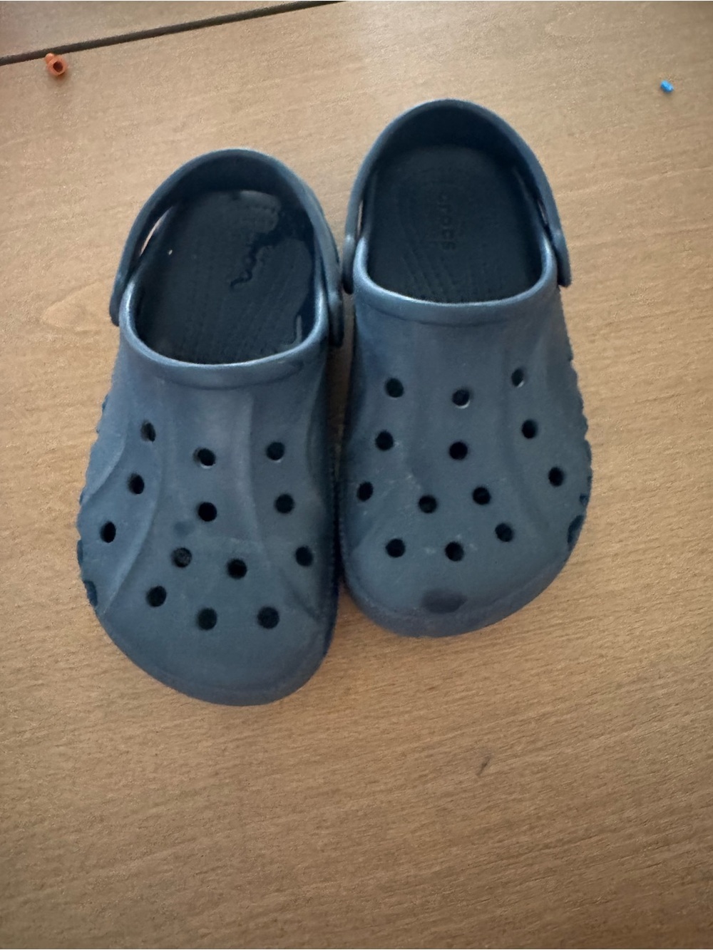Crocs Kids Navy Slip-On Clog - Comfortable Everyday Shoe